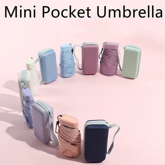 High-Quality Six-fold Portable Mini Pocket Umbrella