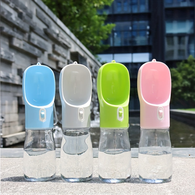 Portable Leakproof Pet Drinking Bottle with Bowl for Travel and Outdoor Activities