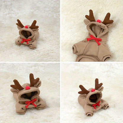 Christmas Reindeer Dog Sweatshirt