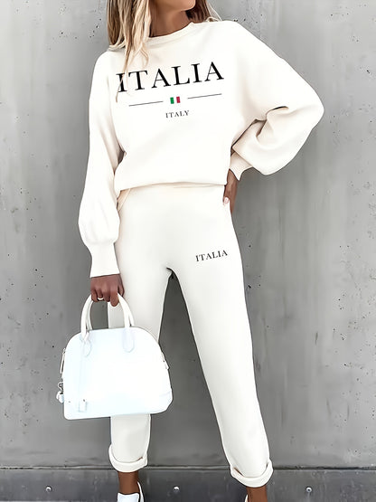 NEW! 2024 Women's ITALIA Hoodie and Sweatpants Set