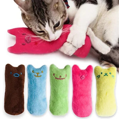 Plush Teeth Grinding Catnip Toy