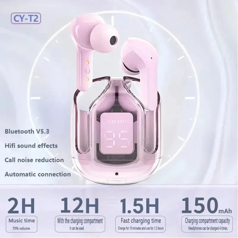 LED Wireless Bluetooth Earphones