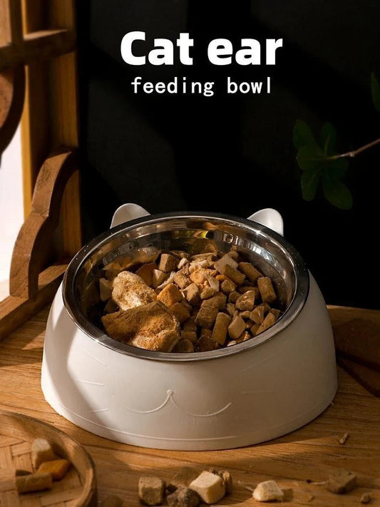 Stainless Steel Cervical Protection Cat & Dog Bowl