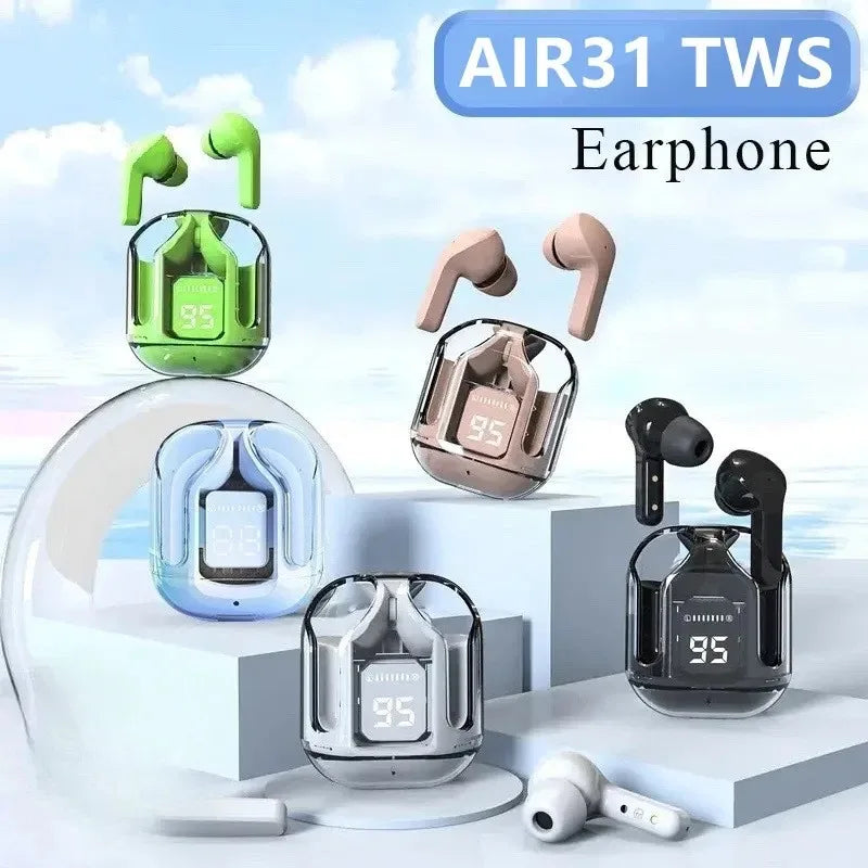 LED Wireless Bluetooth Earphones