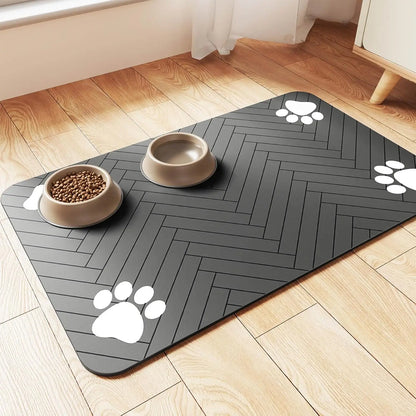 Sleek Pet Feeding Mats