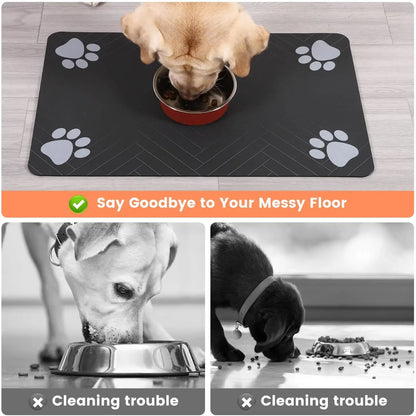 Sleek Pet Feeding Mats