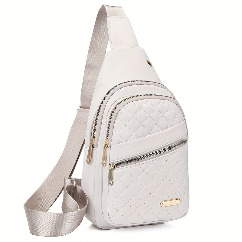 Stylish Chic Quilted Crossbody Chest Bag